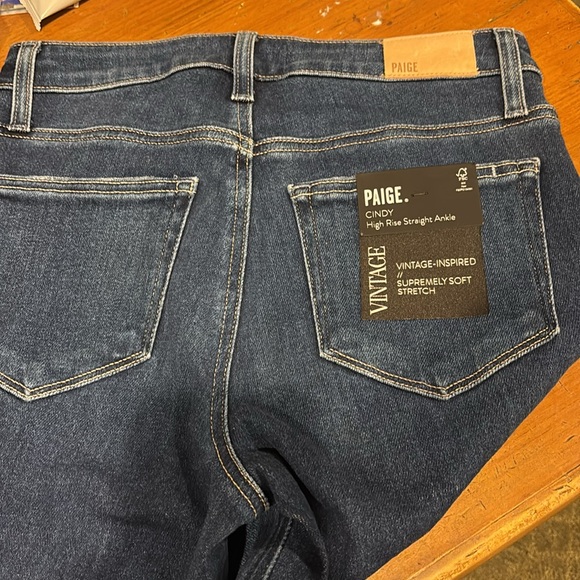 Paige Cindy high rise straightt ankle Jean size 27 - Picture 4 of 8